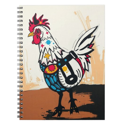 rebelse kip notitieboek (Voorkant)