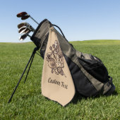 Rebetiko Icons Golfhanddoek (Groen)
