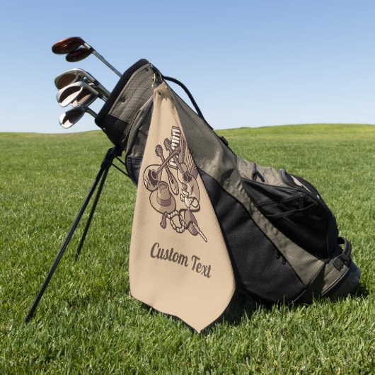 Rebetiko Icons Golfhanddoek (Groen)