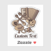 Rebetiko Icons Sticker (Vel)