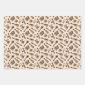 Rebetiko Patroon Wrapping Papier Bladen Inpakpapier Vel (Voorkant 3)