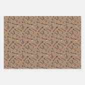 Rebetiko Patroon Wrapping Papier Bladen Inpakpapier Vel (Voorkant 2)