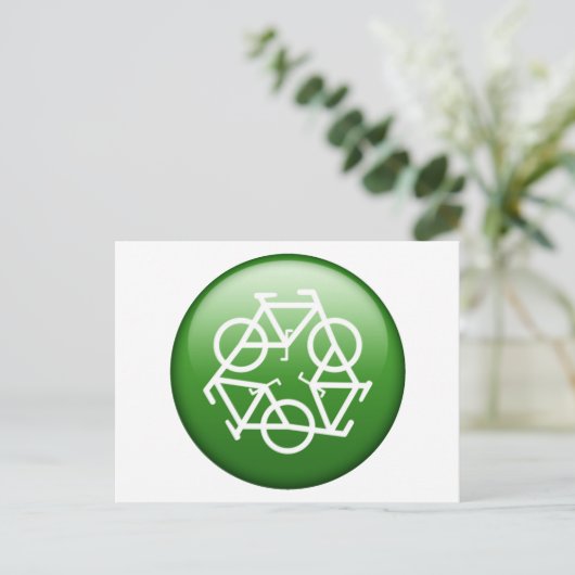 ReBicycle Green Briefkaart (Staand voorkant)