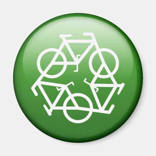 ReBicycle Green Magneet (Voorkant)