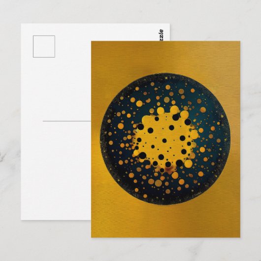 Rebirth – Abstract Circle Of Emergence Briefkaart (Voorkant / Achterkant)
