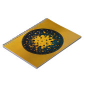 Rebirth – Abstract Circle Of Emergence Notitieboek (Linkerzijde)