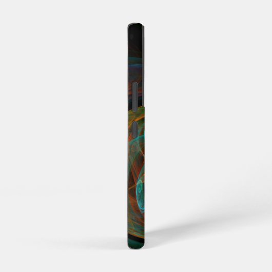 Rebirth Blue Abstract Art Samsung Galaxy Hoesje (Rechterkant)