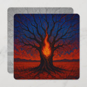 Rebirth In Flames - Surreal Renewal Wenskaart Feestdagenkaart (Voorkant / Achterkant)