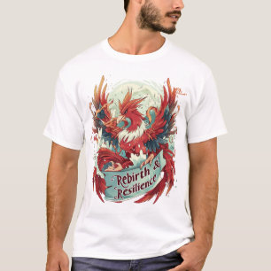 Rebirth & Resilience Phoenix Design – Stijging T-shirt