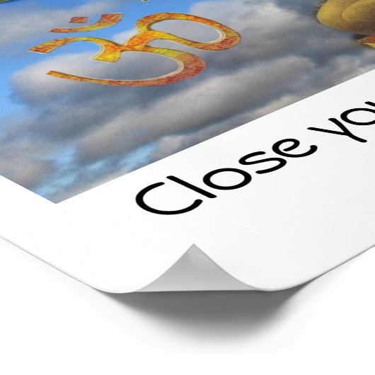 Rebischung Yoga Poster (Hoek)