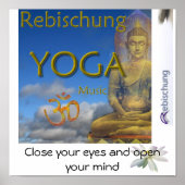 Rebischung Yoga Poster (Voorkant)