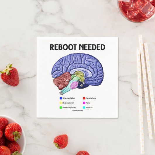 Reboot Noed Brain Anatomy Geek Humor Servet (Insitu)