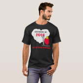 Rebooted in 2016 Heart Attack Survivor Gift Idea P T-shirt (Voorkant volledig)