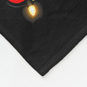 Rebooting Funny Santa's Tech Suprt Christmas Compu Fleece Deken (Hoek)