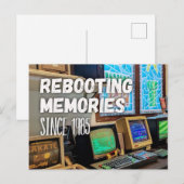 Rebooting Memories – Since 1985 Postkarte Briefkaart (Voorkant / Achterkant)