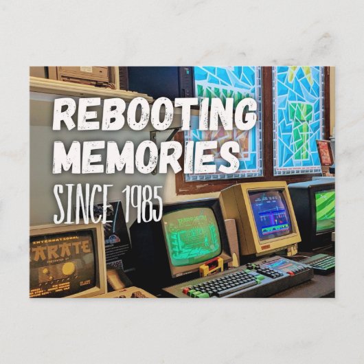 Rebooting Memories – Since 1985 Postkarte Briefkaart (Voorkant)
