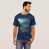 Reborn in the Lake World Graphic T-Shirt (Voorkant volledig)