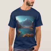 Reborn in the Lake World Graphic T-Shirt (Voorkant)