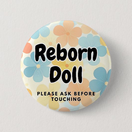 Reborn pop Button Alsjeblieft Vraag Voor het Aanra (Voorkant)