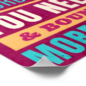 Rebound positieve energie, mooi inspirerend poster (Hoek)