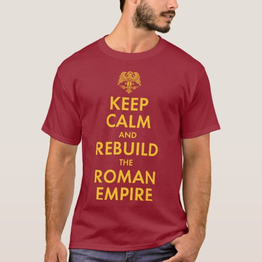 Rebuild the Roman Empire T-shirt (Voorkant)