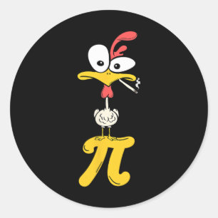 Rebus Happy Pi Day Ronde Sticker