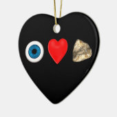 Rebus voor artsen keramisch ornament (Links)