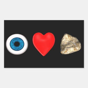 Rebus voor artsen rechthoekige sticker