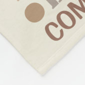 Rec Word Art Neutrals Cool Personeel Fleece Deken (Hoek)