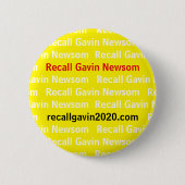 Recall Gavin 2020 Button (Voorkant)
