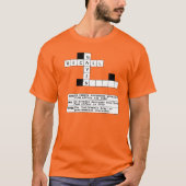 Recall Gavin Crossword mannen T-shirt (Voorkant)