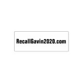 Recall Gavin Newsom 2020 Zelfinktende Stempel (Design)
