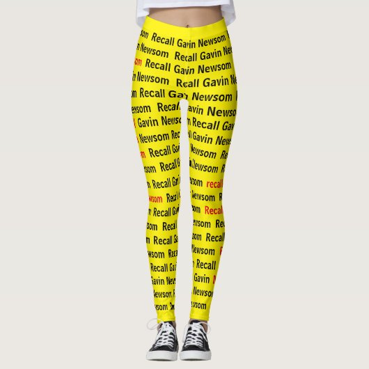 Recall Gavin Newsom Leggings (Voorkant)