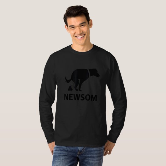 Recall Gavin Newsom T-shirt (Voorkant volledig)