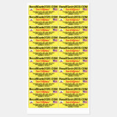 Recall Gavin rechthoek sticker pack (Vel)