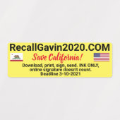 Recall Gavin rechthoek sticker pack (Design 2)
