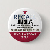 Recall Jim Silva Button (Voorkant)