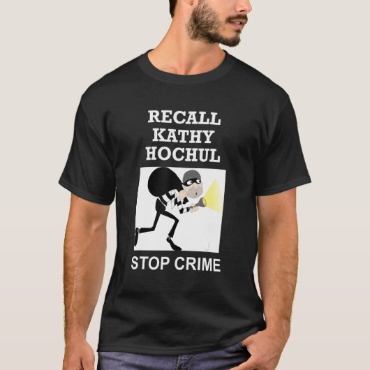 Recall Kathy Hochul Stop Crime New York Anti Hochu T-shirt (Voorkant)