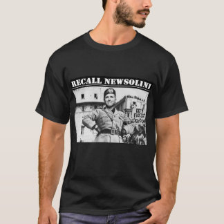 Recall Newsolini - Recall Gavin Newsom - Save CA T-shirt