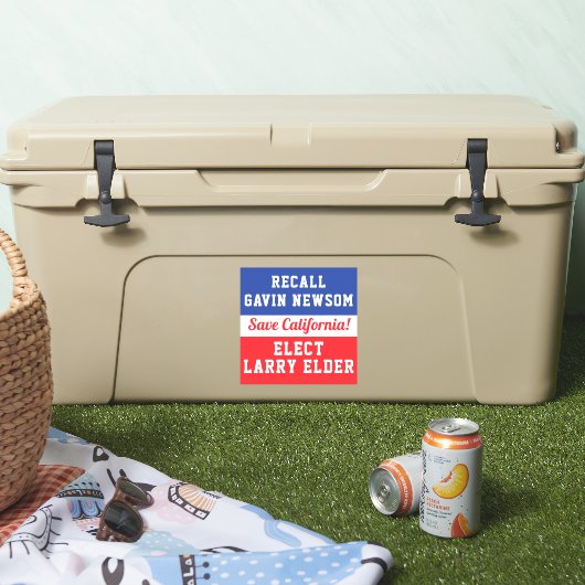 Recall Newsom Elected Larry Elder Save California Sticker (Koeler)