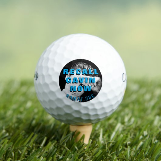 RECALL NEWSOM NOW GOLFBALLEN (Insitu Shirt)