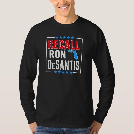 Recall Ron Desantis T-shirt (Voorkant)
