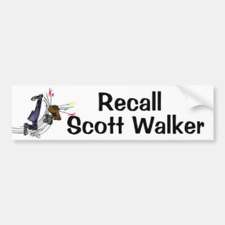 Recall Scott Walker Bumpersticker