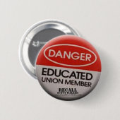 Recall Scott Walker - EU Member Button (Voorkant /achterkant)