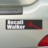 Recall Walker Bumpersticker (Op auto)