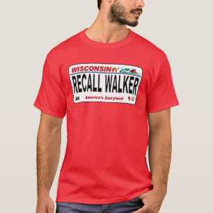 Recall Walker - het Ontwerp van het Bord van de Ve T-shirt