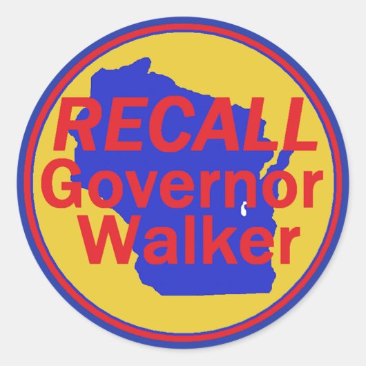 RECALL Walker Sticker (Voorkant)
