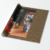 RECANATI ANNUNCIATION BY Lorenzo Lotto Cadeaupapier (Uitgerold)