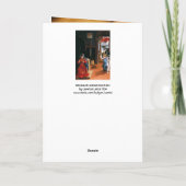 RECANATI ANNUNCIATION BY Lorenzo Lotto Feestdagen Kaart (Achterkant)