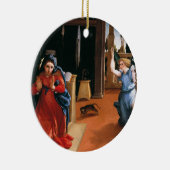 RECANATI ANNUNCIATION BY LORENZO LOTTO KERAMISCH ORNAMENT (Rechts)